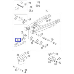 8451300001  Polisport Chain Sliding Protection KTM EXC/SX '99-'07