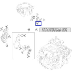 75035016000   Βάση Θερμοστάτη KTM Duke 690 '08-'19