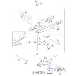 78104070010  Chain Guide Kit Rear KTM EXC/EXC-F '14-'23