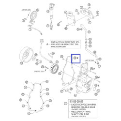 S410270028027   ATHENA Φλάντζα Καπακιού Βολάν KTM LC8 950-990