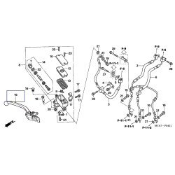 220-01-717  Μανέτα Φρένου Honda CBF-600/1000 '04-'10