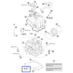 75030036000  Cylinder Head Gasket KTM Duke 690