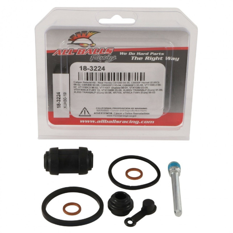 18-3224  All Balls Repair Kit Rear Brake Caliper Honda XL-650V Transpal  XRV-750 Africa Twin