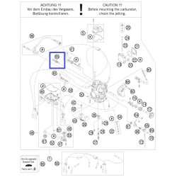 77031048000  Starter Valve Short Cpl. KTM SX-F 250/450 '07-'10
