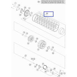 60432011010  Δίσκοι Συμπλέκτη Σετ KTM ADV-1090/1190/1290