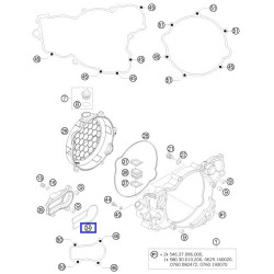 54835003000  Φλάντζα Καπακιού Αντλίας Νερού KTM EXC 250/300 '04-'16