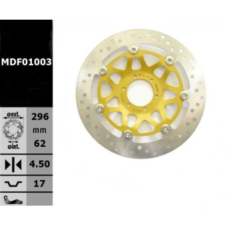 203-12-250  MTX Front Brake Disc Honda XL-1000V Varadero '99-'11