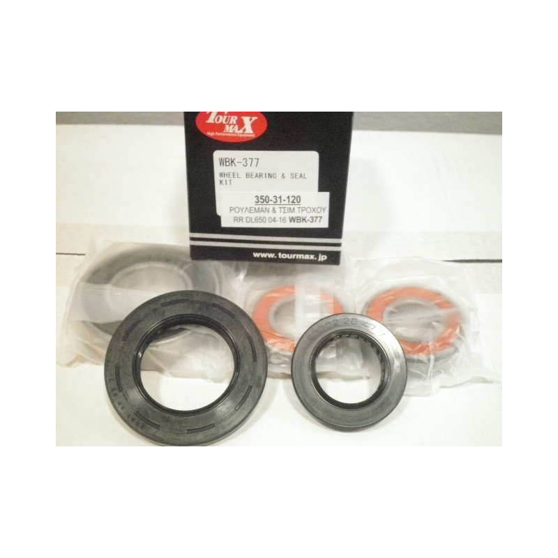 WBK-377  TOURMAX Ball Bearings-Dust seals Set  Suzuki DL-1000 V-Strom'02-'12