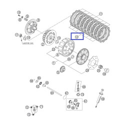54832012100  Clutch Steel Discs Kit KTM SX-250 '04-'12