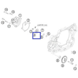 77335055100  Water Pump Wheel KTM EXC-400-450-530 '08-'11