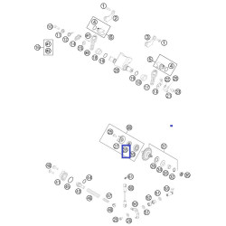 0760082472   Τσιμούχα Αντλίας Νερού KTM EXC-SX  2T