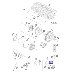 54832067000  O'ring Τρόμπας Συμπλέκτη Κάτω KTM EXC-SX '06-'16