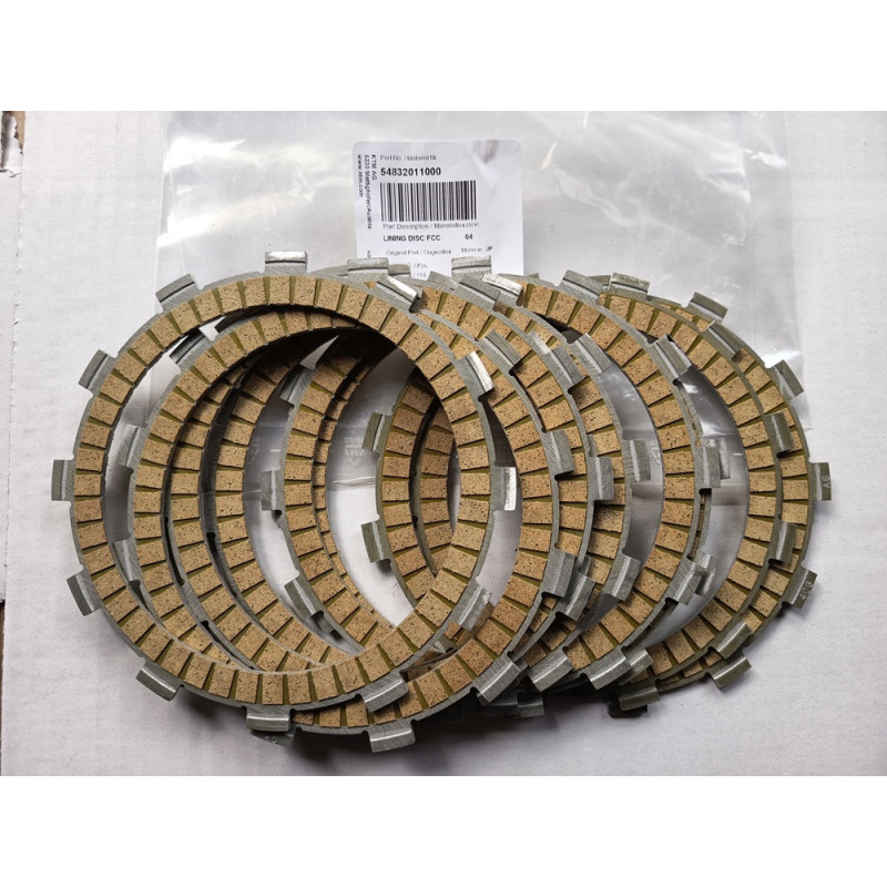 54832011000  Clutch Friction Plates Kit KTM EXC-300 '04-'12