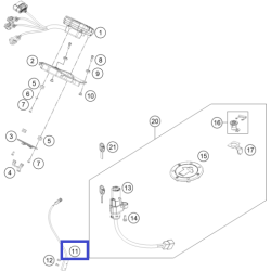 90114068000   Καλώδιο Κοντέρ KTM Duke 200 '12-'23
