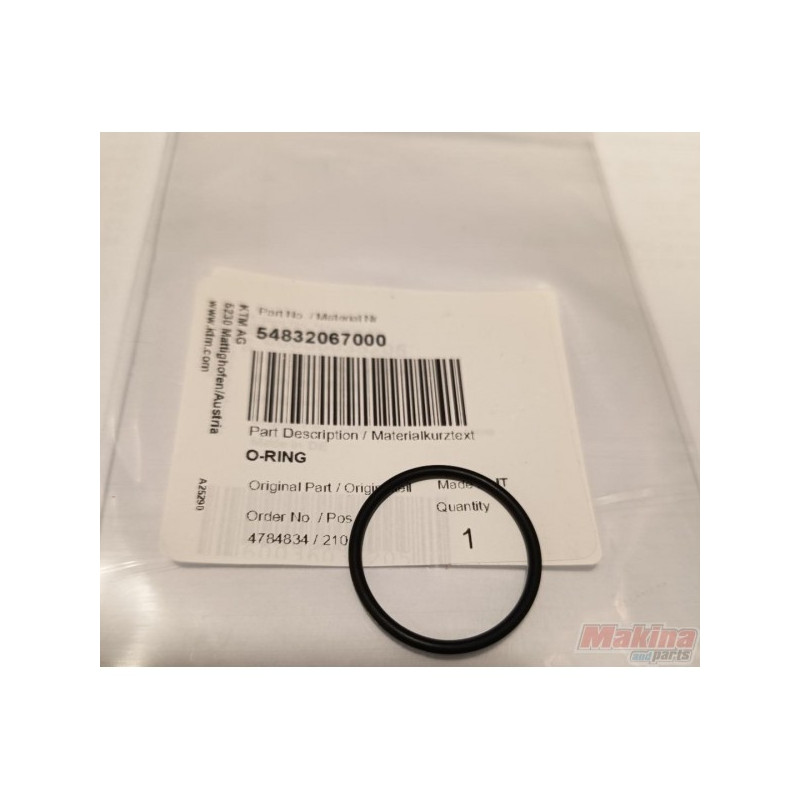 54832067000  Clutch Pumb Release O'ring KTM EXC-SX '06-'16