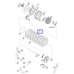 58332112000 Δίσκοι Συμπλέκτη Μεταλλικοί Σετ KTM LC-4 640
