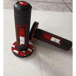 PRO-0002     ProTaper Honda Grip Set  (Black-Red)