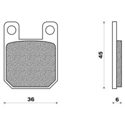 FRP 405 AG Ferodo Front & Rear Brake pads Aprilia RS50 RX50