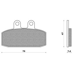 FDB 2060 AG Ferodo Rear Disc Brake Pads Honda CRM 125 SJ 50/100 X Bali XL 200 NX 125