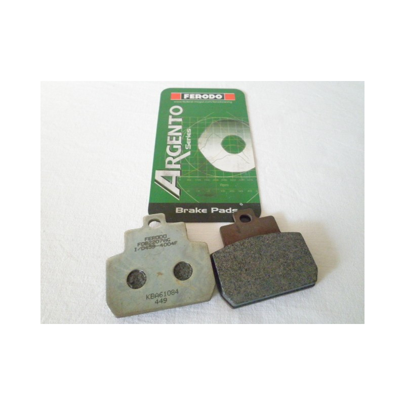 FDB 2207 AG Ferodo Rear Disc Brake pads Piaggio  X8 125 150 250 X9 250 MP3 125 250 Beverly 500