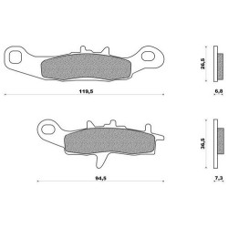 37-106202 ProX Εμπρόσθια Τακάκια Suzuki RM 85-100