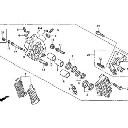 06455MATE22 Brake Pads Fr. Honda CBR-1100XX Blackbird