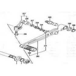 2560027G00 Pedal Gear Change Suzuki DL-650 V-Strom