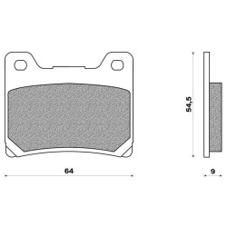 FDB337  Ferodo Rear Brake Pads Yamaha TDM-850