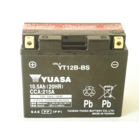 YT12BBS  YUASA Battery YT12B-BS Yamaha TDM-850/900 Fazer-600
