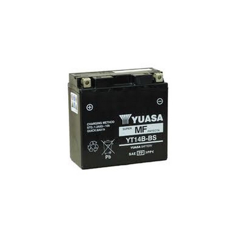 YT14BBS  YUASA Battery YT14B-BS Yamaha Fazer-1000 FJR-1300 XJR-1300 