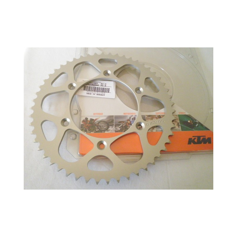58310151052 Rear Sprocket Aluminium 52T KTM EXC-SX