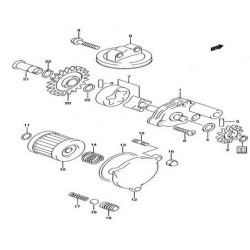 1651029F00  Oil Filter Suzuki DRZ-400
