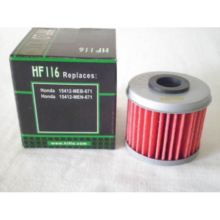 HF116  Hiflofiltro Oil Filter Honda CRF-250/450 