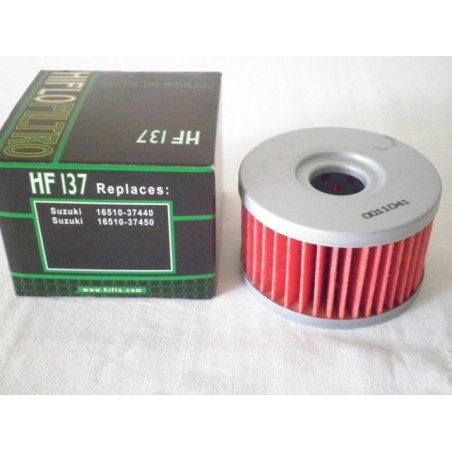 HF137  Hiflofiltro Oil Filter Suzuki XF-650 Freewind