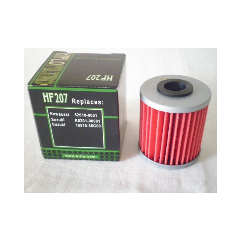 HF207  Hiflofiltro Oil Filter Kawasaki KXF-250