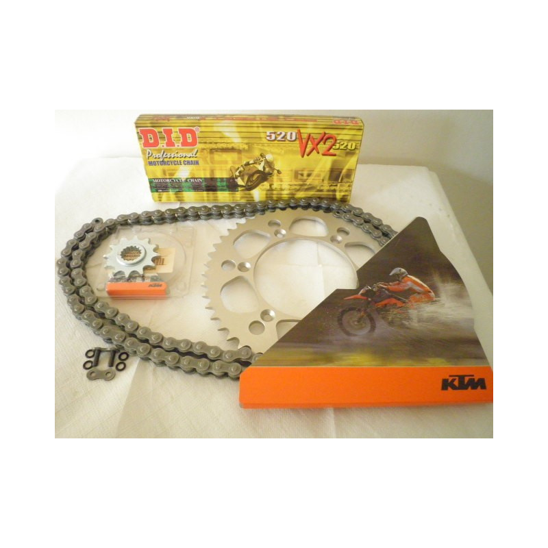 DIDKTM1250  KTM EXC-SX Drive Chain Set D.I.D VX 12-50