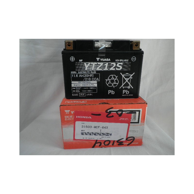 31500MCF643  Mπαταρία Honda YTZ12S