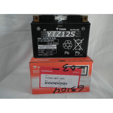 31500MCF643  Honda Battery YTZ12S