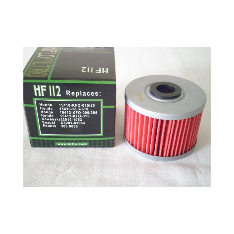 HF112  Φίλτρο Λαδιού Hiflofiltro Kawasaki KLX-250/300/450 KXF-450 