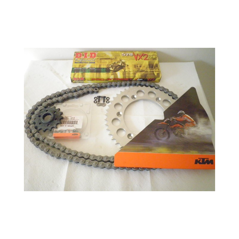 DIDLC41440  KTM LC4 DUKE Drive Chain Set D.I.D VX 14-40