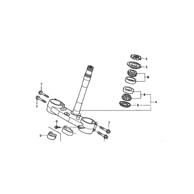 91015KZ4701  Bearing Steering Head Pipe Honda CR-125/250 CRF-250/450