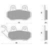 MA264  Rear Brake Pads SYM Citycom-300 