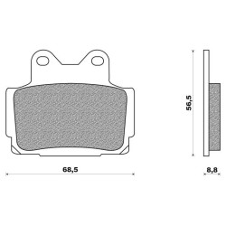 MA104  Rear Brake Pads Yamaha FZS-600 Fazer '98-'03