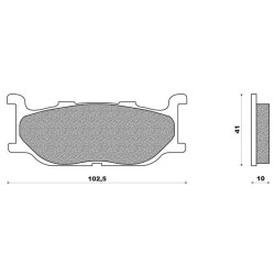MA179  Front Brake Pads Yamaha T-MAX 500 '01-'03