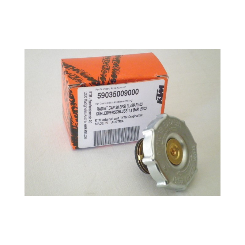 59035009000  Τάπα Ψυγείου KTM EXC-SX '03 1,4 Bar