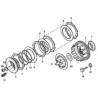 22201MN8700  Clutch Friction Disk Honda XL-400V Transalp VT-400 Steed