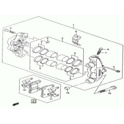 5910029840  Τακάκια Εμπρος Suzuki GSXR-1000 '04-'08