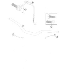 58702010000 KTM Throttle Grip Cpl. Duke/ADV