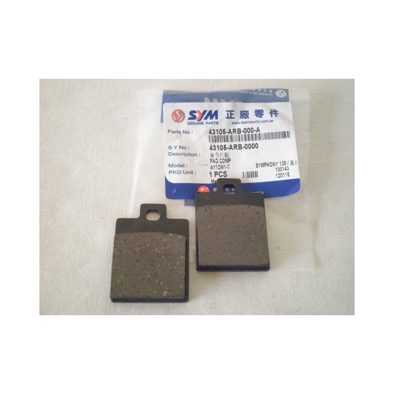 43105ARB000A Τακάκια Οπίσθια Sym Symphony-50-125-150