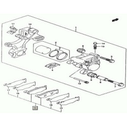 6910144820 Τακάκια Οπίσθια Suzuki GSXR-1000 '07-'08